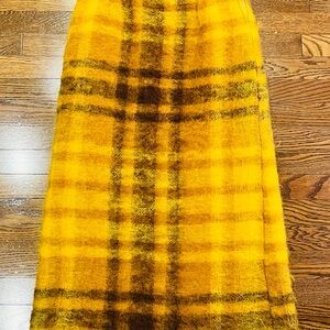 Vintage Scottish Mohair Plaid Skirt | A Nethy Product | Made in Scotland